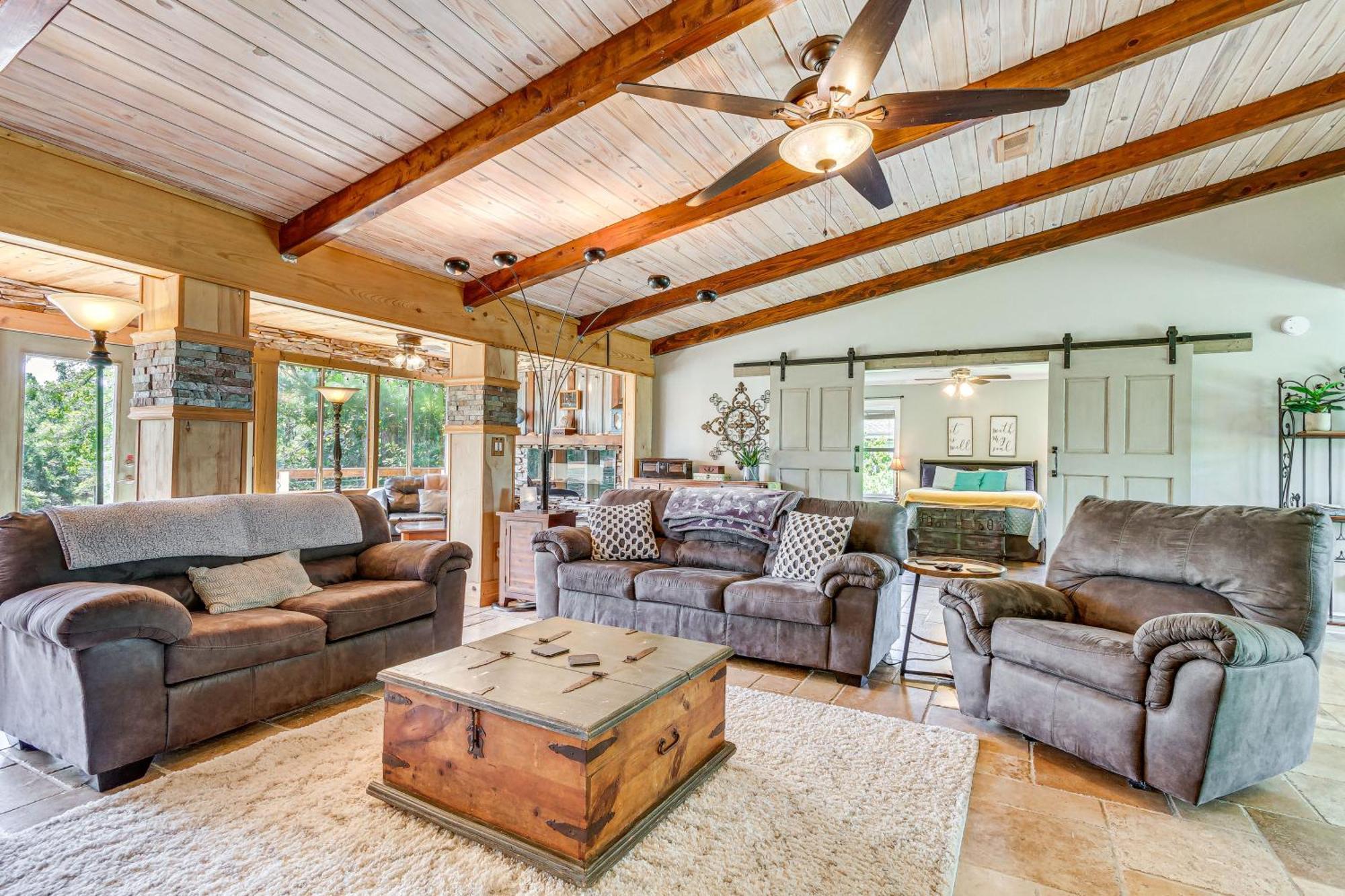 Waterfront Florida Vacation Rental With Boat Dock Milton Esterno foto